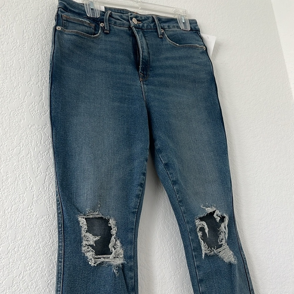 NWT Good American Good Curve‎ Skinny Crop - Picture 2 of 9
